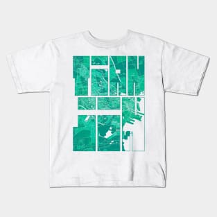 Tianjin, China City Map Typography - Watercolor Kids T-Shirt